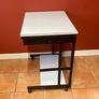 Compact Study Desk with Pull Out Tray & Wheels Image 3
