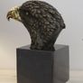 Archibald Thorburn (1860-1935) Eagle Head Sculpture (20cm, 4kg) - Bronze, Marble, Signed Image 4