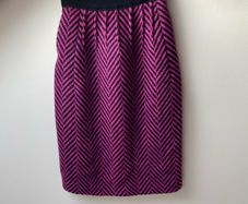 Mary O'Donnell Vintage Pure Wool Midi Skirt