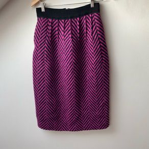 Mary O'Donnell Vintage Pure Wool Midi Skirt