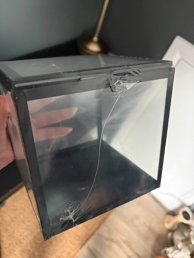 Ikea glass display boxes