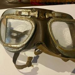 WW2, flying goggles,  spitfire RAF