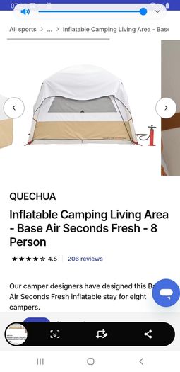 Camping Shelter Inflatable  Tent