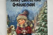 Retro Grandson Christmas Plaque/Sign