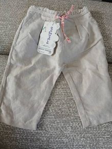 Baby girl linen trousers