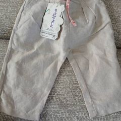 Baby girl linen trousers