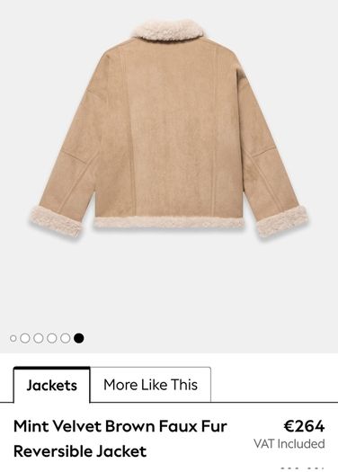 Mint Velvet reversable jacket worn once