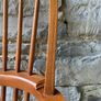 A large oak Windsor armchair. Image 8