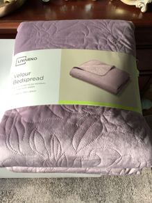 Velvet Bedspread , new ,