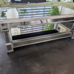 Mirrored coffee table - 128cm x 68cm