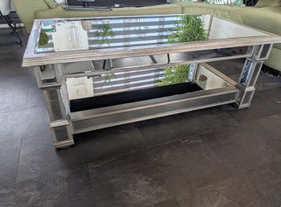 Mirrored coffee table - 128cm x 68cm