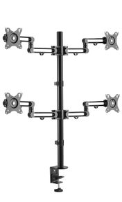 Tripp Lite Quad-Monitor Flex-Arm Desktop Clamp for 13 to 27 Inch Displays