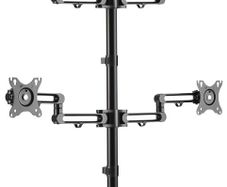 Tripp Lite Quad-Monitor Flex-Arm Desktop Clamp for 13 to 27 Inch Displays