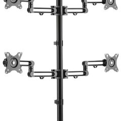 Tripp Lite Quad-Monitor Flex-Arm Desktop Clamp for 13 to 27 Inch Displays
