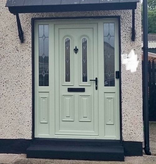 Pvc front door