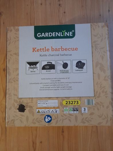 Kettle Charcoal Barbecue 18-diameter