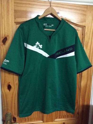 Ireland Jersey. Cotton Traders Multi Sport Ireland Mens Home Jersey. Cricket Ireland. Ireland Rugby.Ireland Athletics.Collect In Dublin Or Receive Via Post.