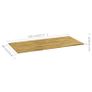 Table Top Solid Oak Wood Rectangular 23 mm 120x60 cm Image 5