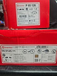 Mk6 Golf Brembo front brake pads and discs