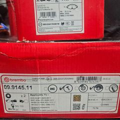 Mk6 Golf Brembo front brake pads and discs