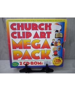 Church Clip Art Mega Pack Cd-rom Mac - Christian Clip Art Collection Rare Retro