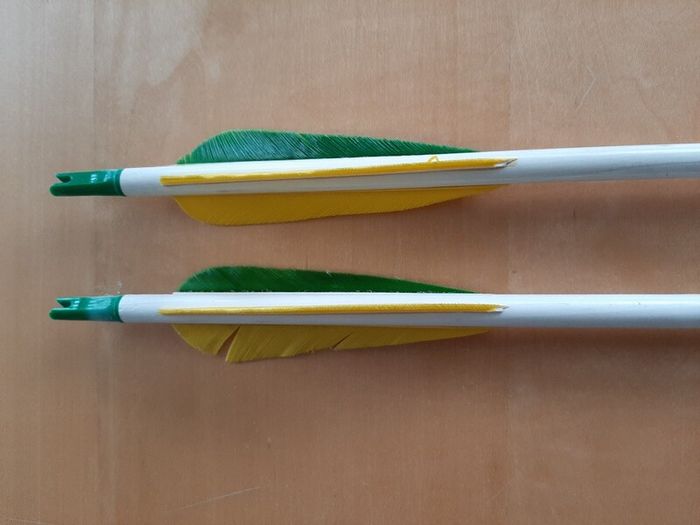 Vintage quiver with arrows