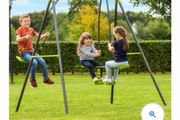 Kids Outdoor Swing Set  Multi Seat Playset