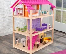 kidkraft dolls house on wheels