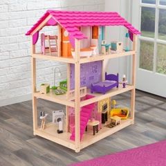 kidkraft dolls house on wheels