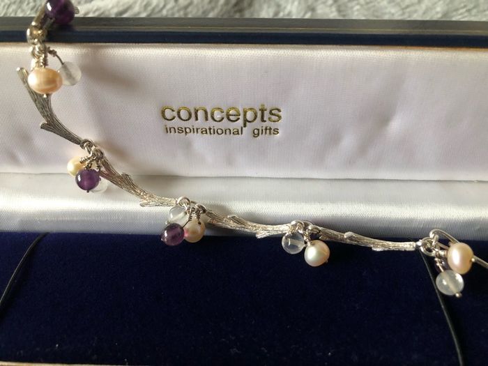 Silver Pearl Bracelet
