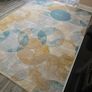 PRICE Drop IKEA UTTAG Area Rug (160x230cm) - Teal & Mustard - Excellent Condition Image 5
