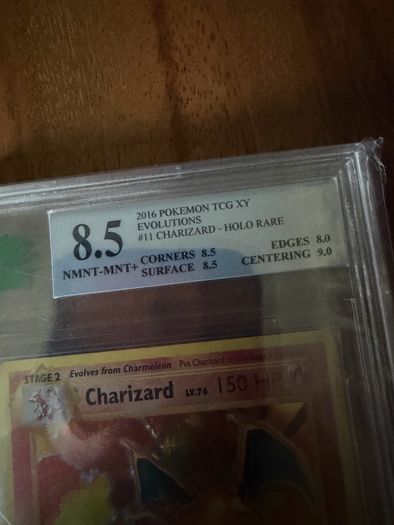 2016 Pokemon XY Evolutions Charizard Holo 11/108 - MNT 8.5 Graded