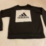 Gorgeous boys black Adidas sweater top 9 10 Image 2