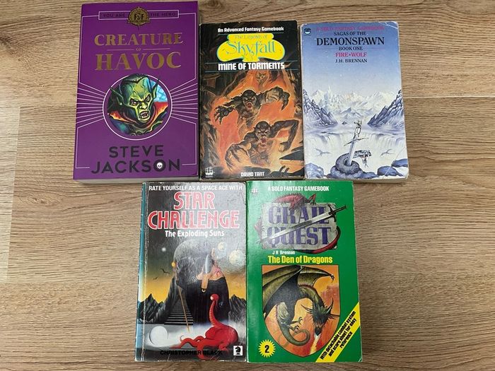 Gamebook bundle (5 books)