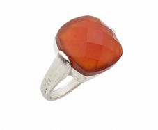 Vintage Carnelian 925 Sterling Silver Ring