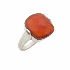 Vintage Carnelian 925 Sterling Silver Ring