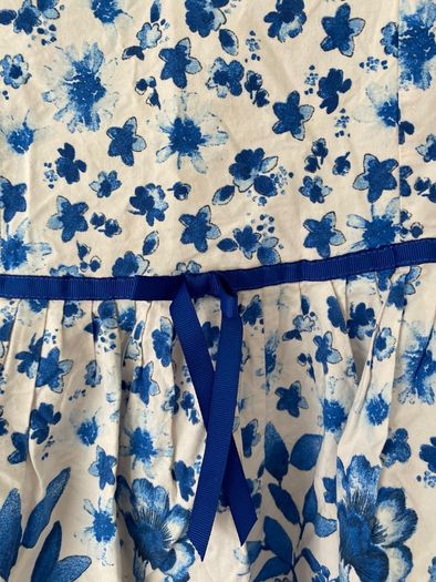 Next blue & white floral dress