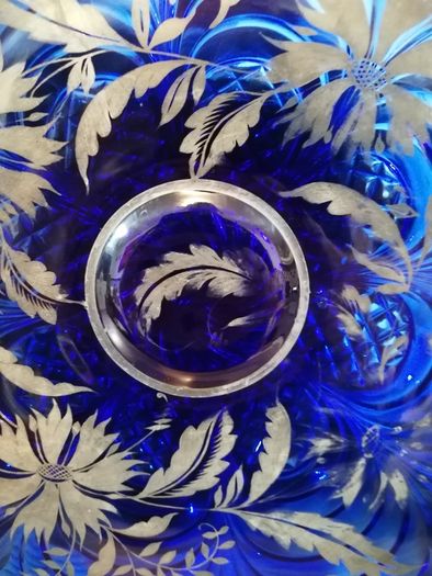 Vintage Glass  Charger
