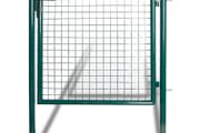 Single Door Fence Gate Powder-Coated Steel
