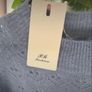 Bnwt blue crewneck jumper with frill detail one size Image 6