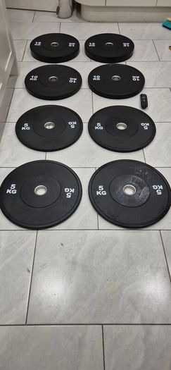 brand new olympic bumper weight set