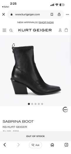 Kurt Geiger leather ankle boots