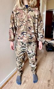 Kids winter camouflage set 140-145 cm
