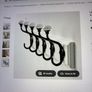 New IKEA Landkrabba Rack wirh 5 hooks , white 50 cm Image 7