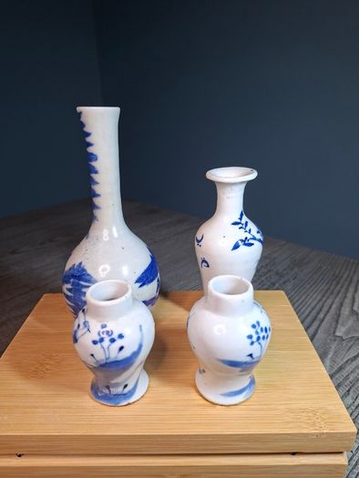 Chinese Vase Collection 18th -19th Century Miniature Vases