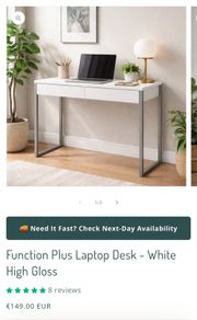 White desk