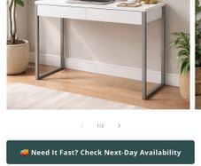 White desk