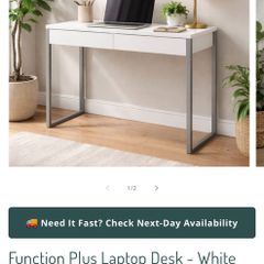 White desk