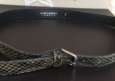 Ladies Green Faux Leather Belt by Black and Brown