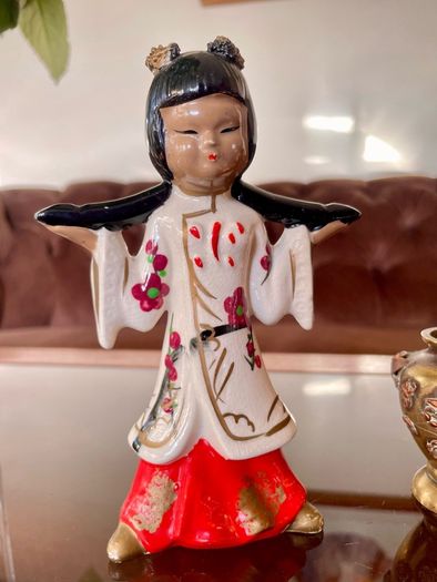 Rare Kitsch Mantle Decor 1950s